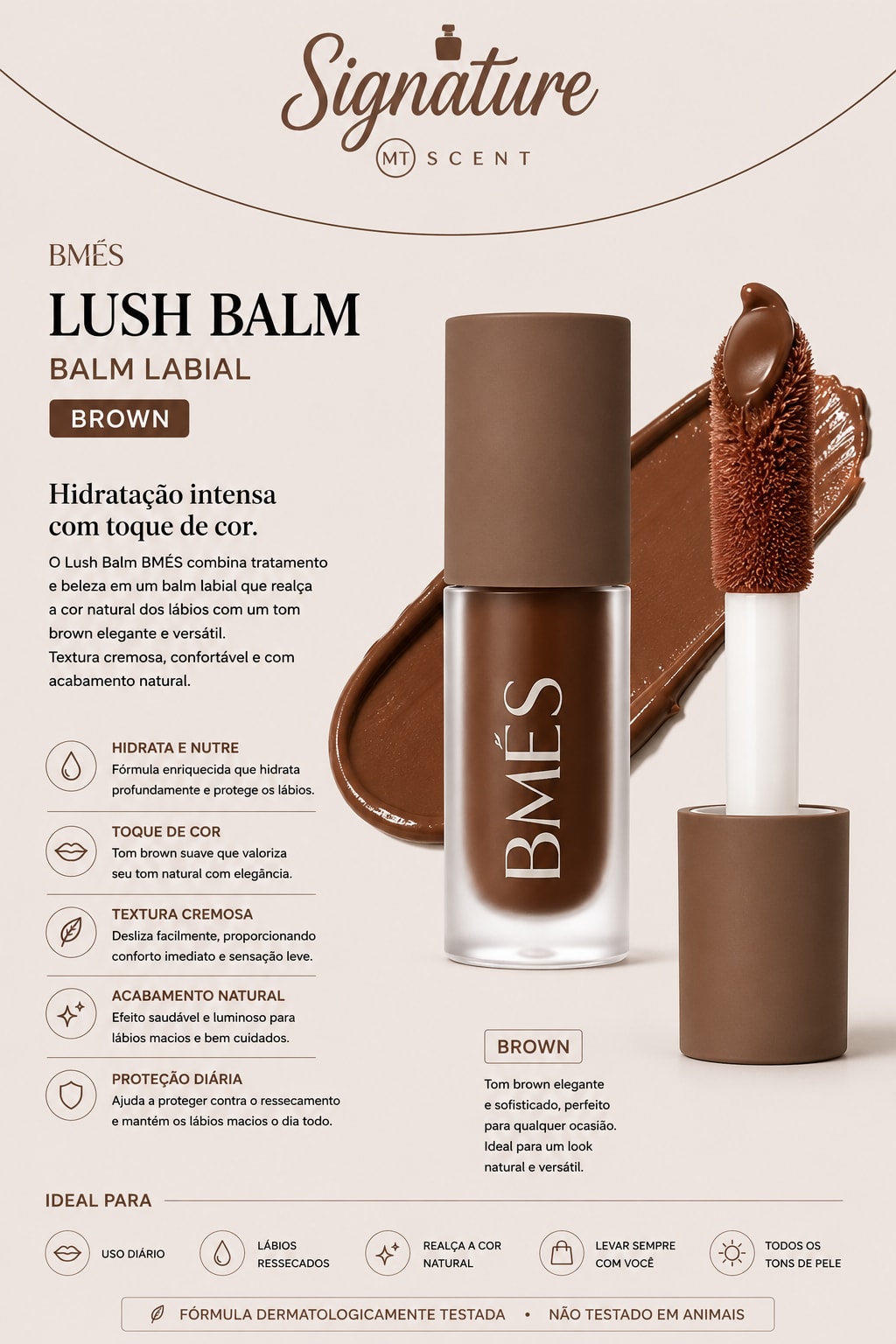 LUSH BALM LABIAL BROWN