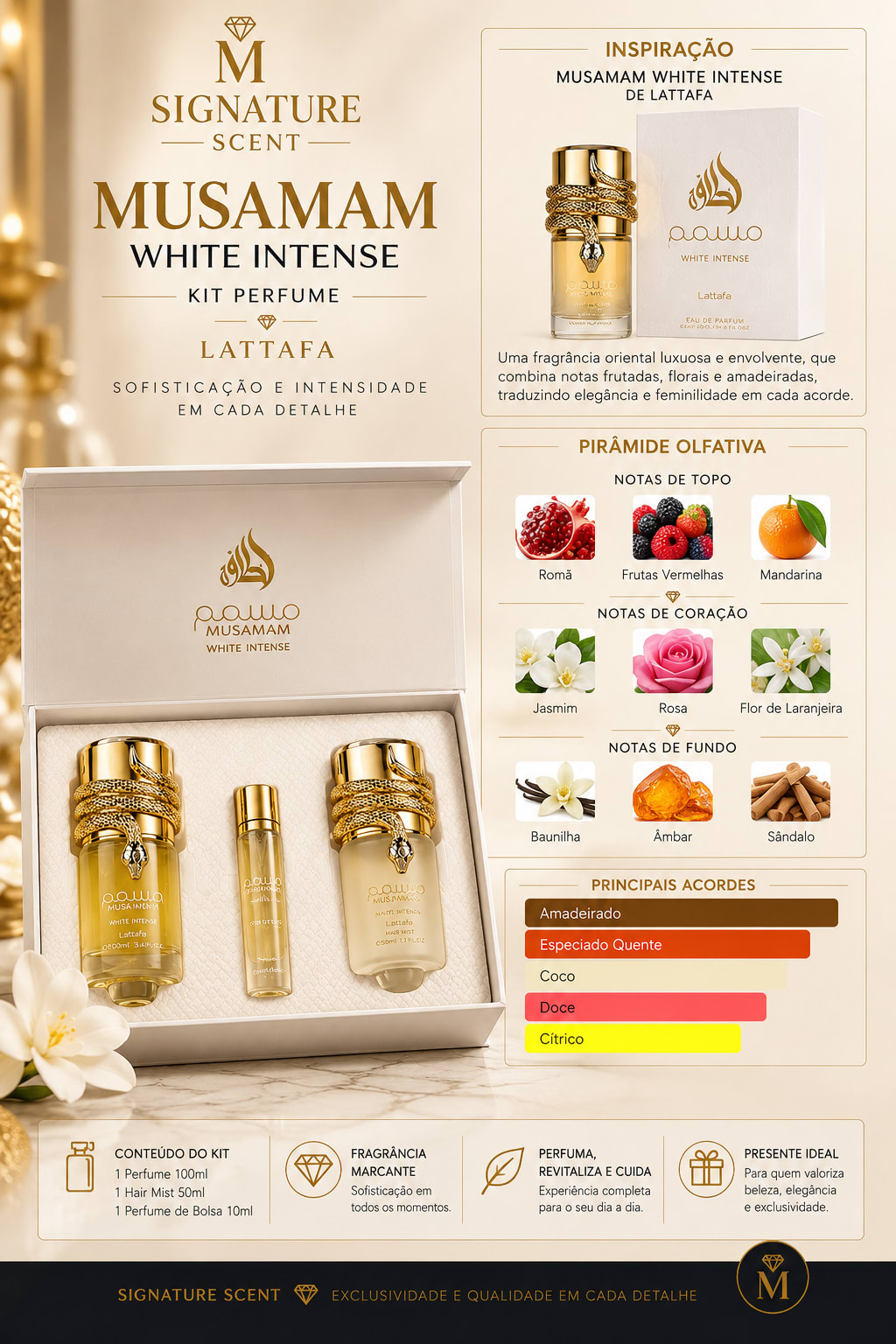 KIT MUSAMAM WHITE
