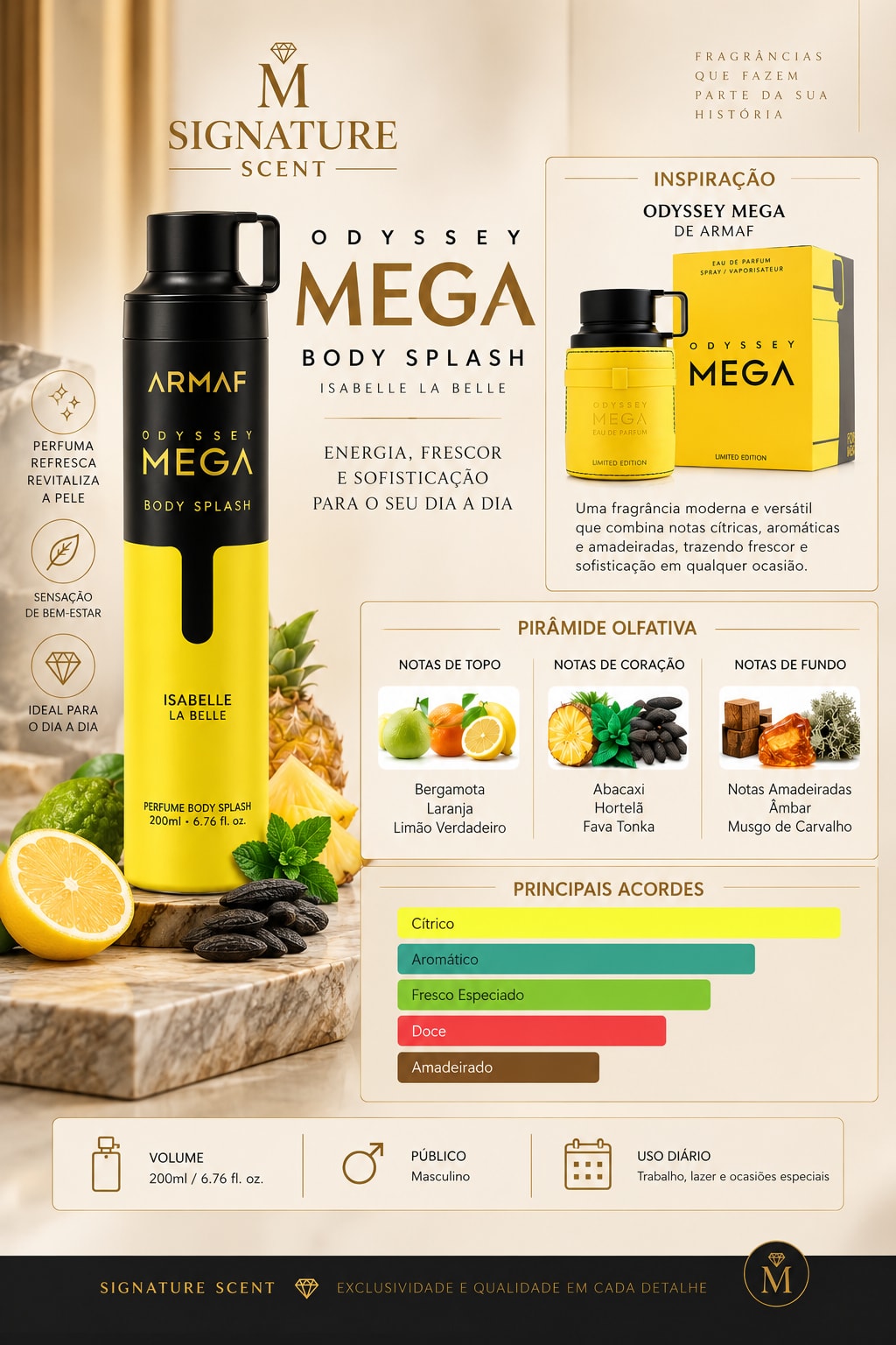 ODYSSEY MEGA BODY SPRAY