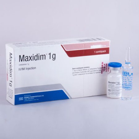 Ceftazidime Pentahydrate 1 g IV/IM