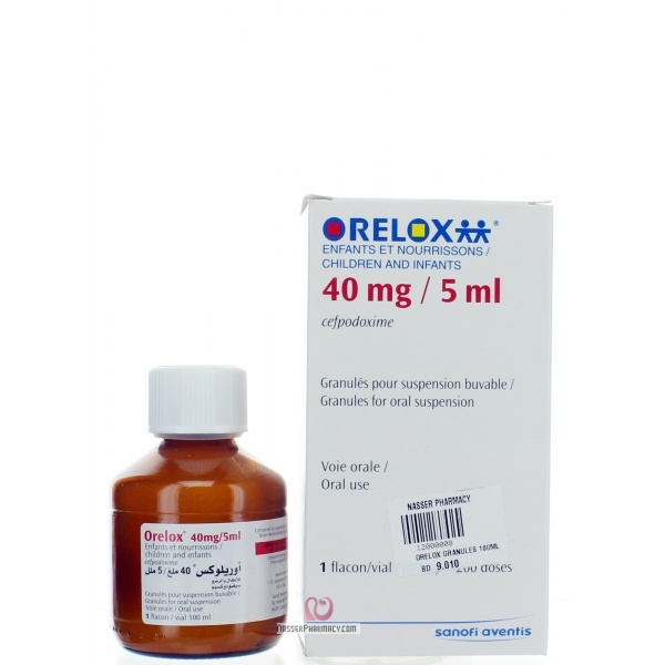 Cefpodoxime 40 mg / 5 ml