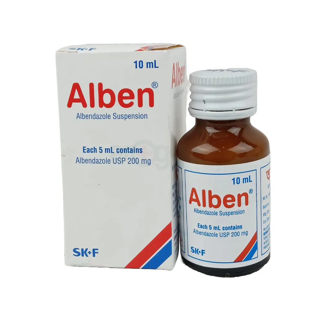 Albendazole 200 mg / 5 ml