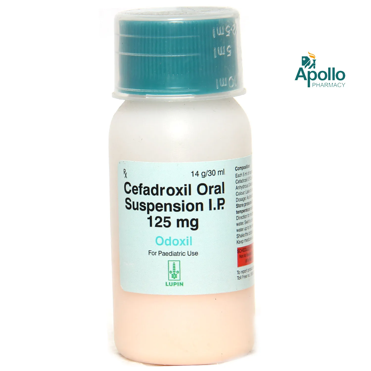 Cephradine 125 mg / 1.25 ml