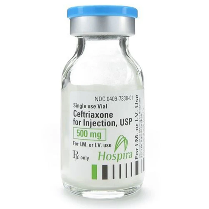 Ceftriaxone Sodium 500 mg IV
