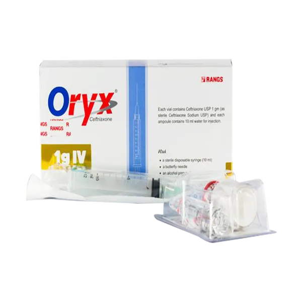 Ceftriaxone Sodium 1 g IV