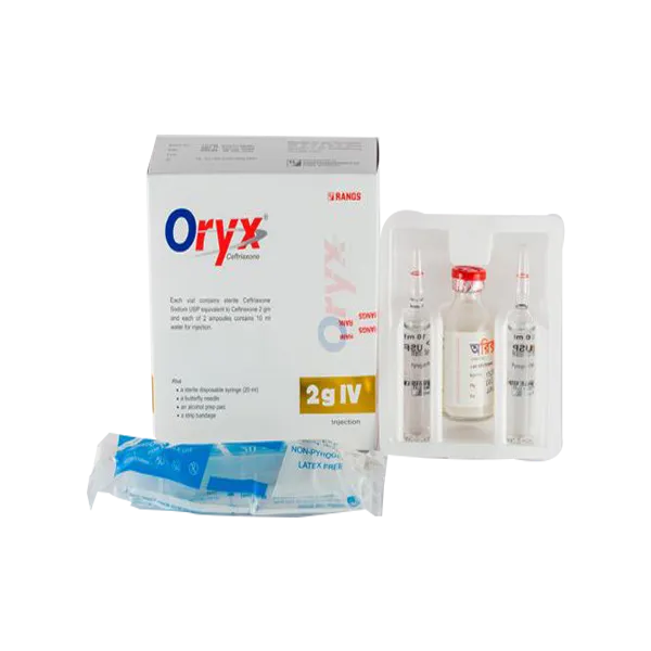 Ceftriaxone Sodium 2 g IV