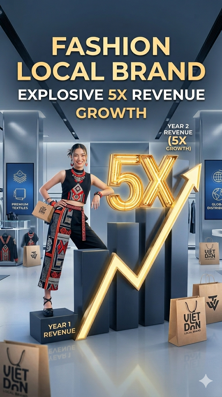 Fashion Local Brand - 5X Revenue Growth