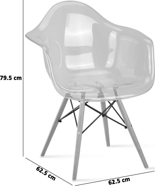 Acrylic clearance eames chair