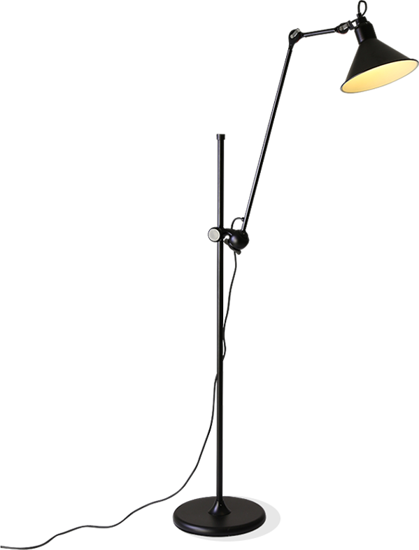 Lampe Gras 215 Floor Lamp – Black | Mobelaris