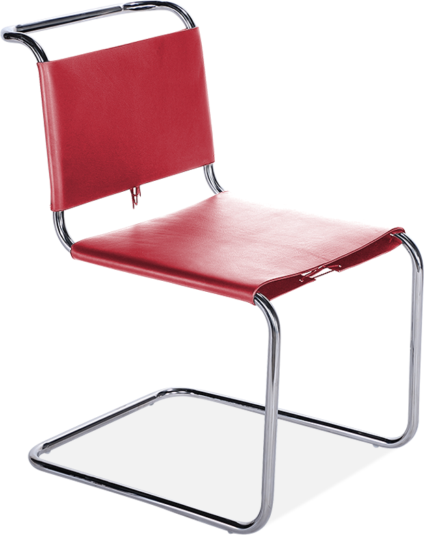 Mart Stam Chair – Premium Leather Black | Mobelaris