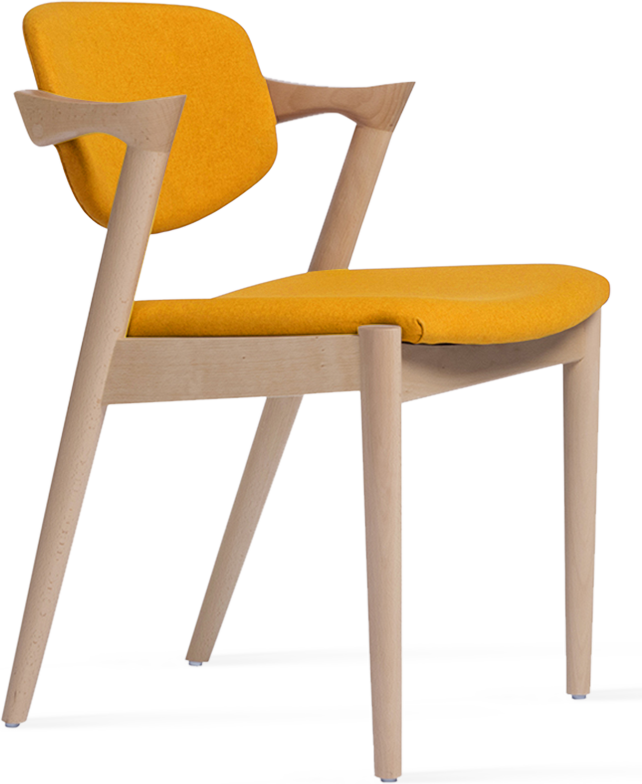 No. 42 Chair – Inspired by Kai Kristiansen – Ash Mustard | Mobelaris