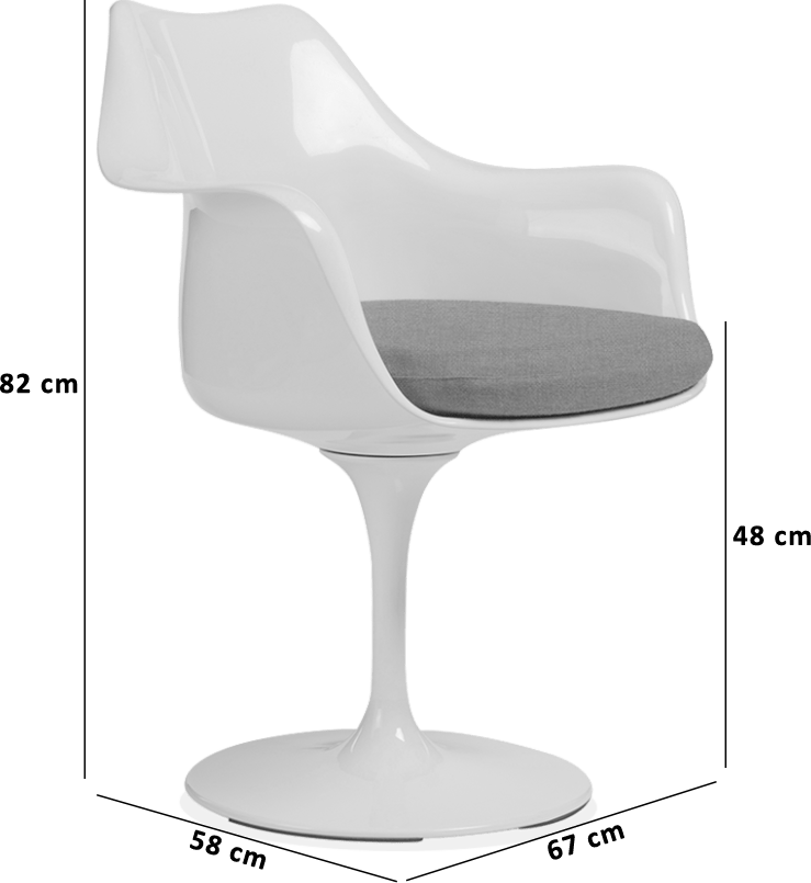 Tulip accent chair clearance