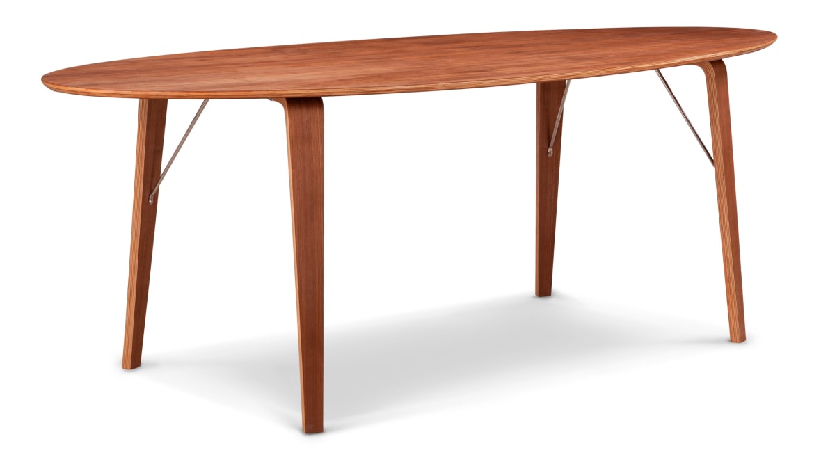 Norman Oval Dining Table, Walnut Norman Oval Dining Table, Walnut image.