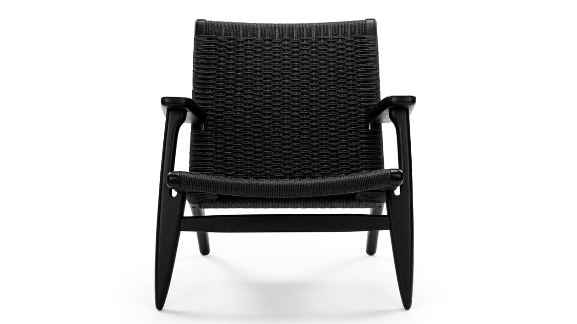  25 Easy Chair, Black Seat & Frame  25 Easy Chair, Black Seat & Frame image.