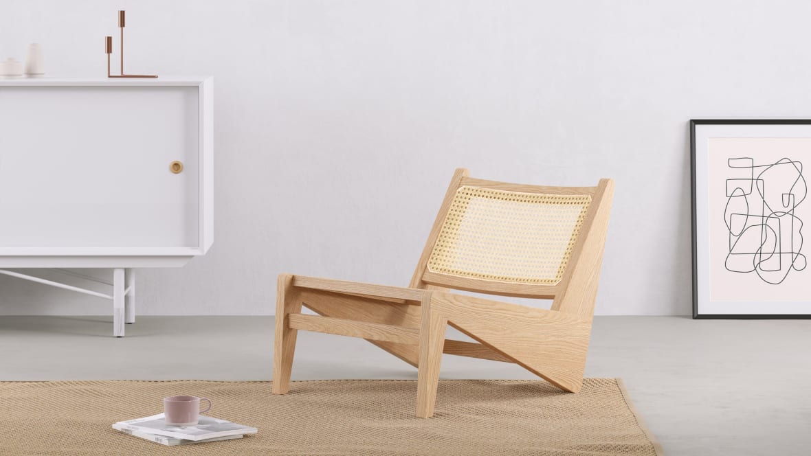  Kangaroo Chair, Natural Ash  Kangaroo Chair, Natural Ash image.