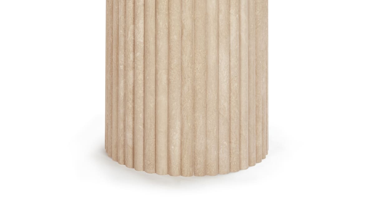  Saturn Oval Dining Table, Travertine  Saturn Oval Dining Table, Travertine image.