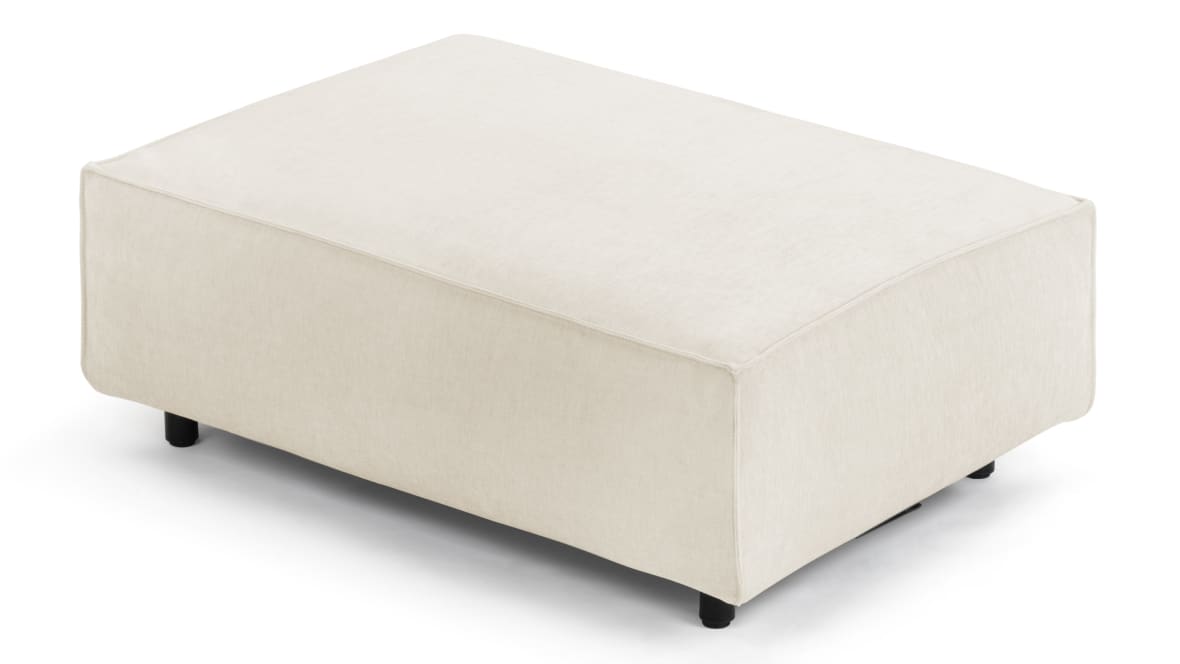 Extrasoft Sectional Module, Extra Small Seat, Ivory Chenille Extrasoft Sectional Module, Extra Small Seat, Ivory Chenille image.