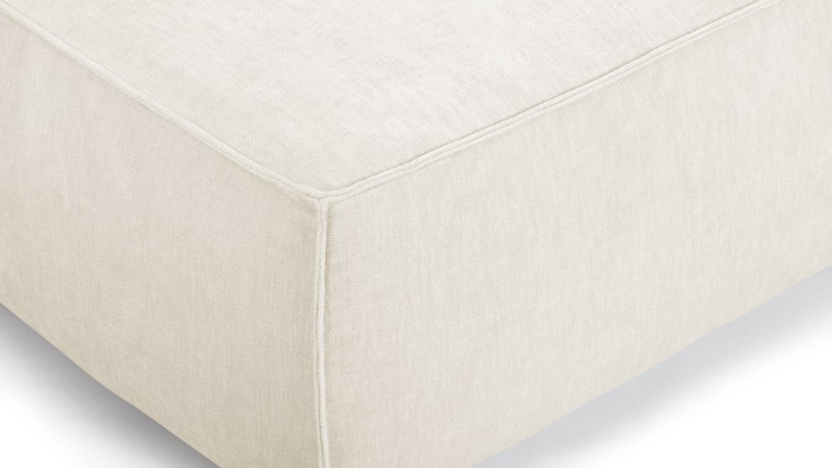 Extrasoft Sectional Module, Small Seat, Ivory Chenille Extrasoft Sectional Module, Small Seat, Ivory Chenille image.