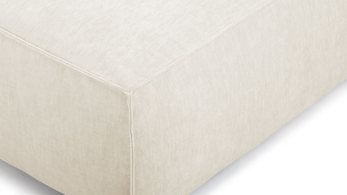Extrasoft Sectional Module, Large Seat, Ivory Chenille Extrasoft Sectional Module, Large Seat, Ivory Chenille image.