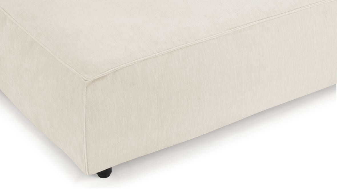 Extrasoft Sectional Module, Extra Large Seat, Ivory Chenille Extrasoft Sectional Module, Extra Large Seat, Ivory Chenille image.