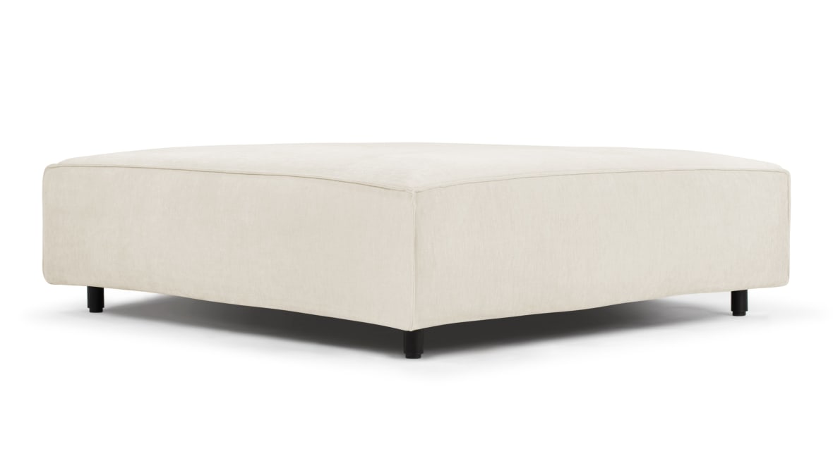 Extrasoft Sectional Module, Extra Large Seat, Ivory Chenille Extrasoft Sectional Module, Extra Large Seat, Ivory Chenille image.