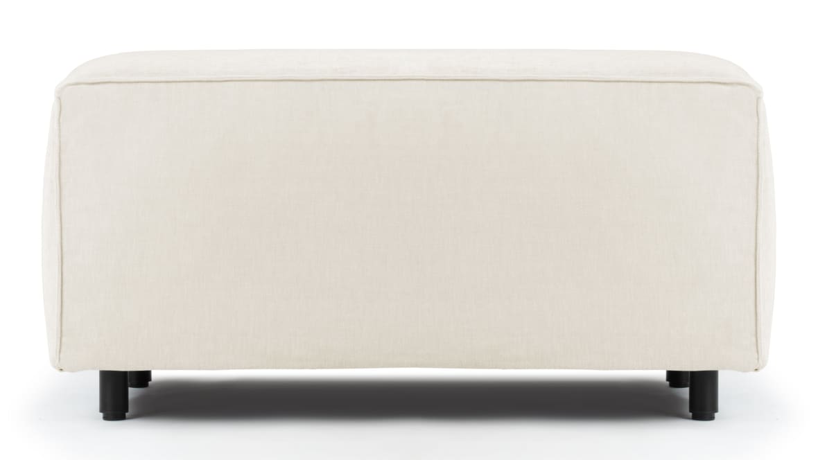 Extrasoft Sectional Module, Small Armrest, Ivory Chenille Extrasoft Sectional Module, Small Armrest, Ivory Chenille image.