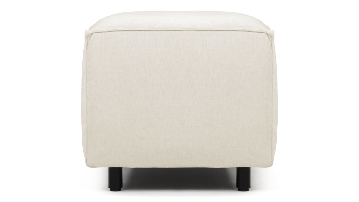 Extrasoft Sectional Module, Small Armrest, Ivory Chenille Extrasoft Sectional Module, Small Armrest, Ivory Chenille image.