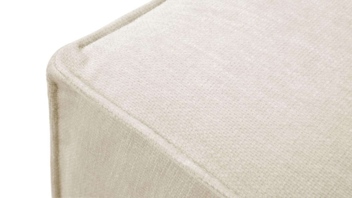 Extrasoft Sectional Module, Small Backrest, Ivory Chenille Extrasoft Sectional Module, Small Backrest, Ivory Chenille image.
