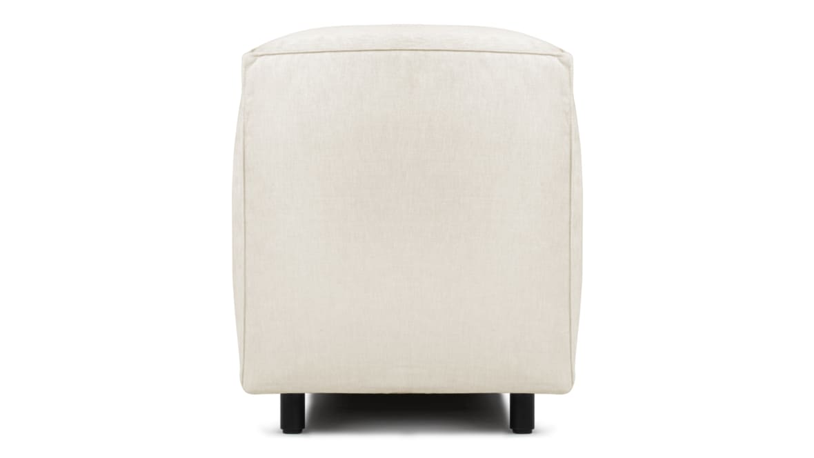Extrasoft Sectional Module, Small Backrest, Ivory Chenille Extrasoft Sectional Module, Small Backrest, Ivory Chenille image.