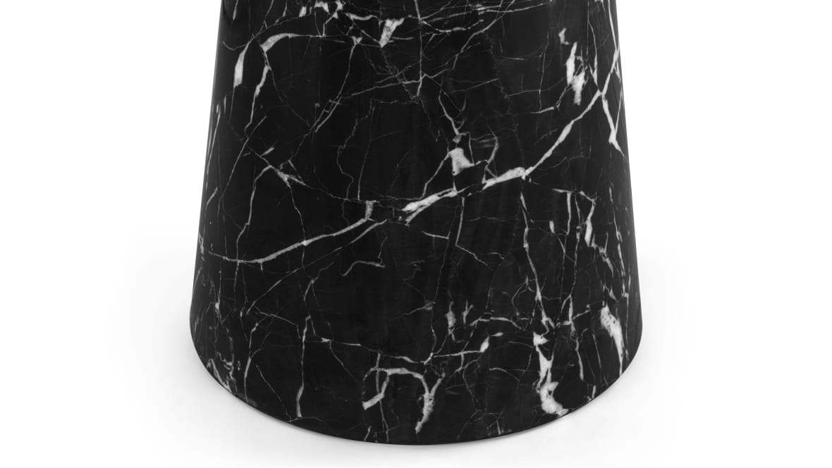  Roc Side Table, Black Marble  Roc Side Table, Black Marble image.