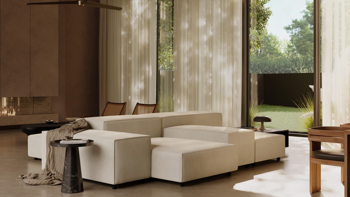  Roc Side Table, Black Marble  Roc Side Table, Black Marble image.