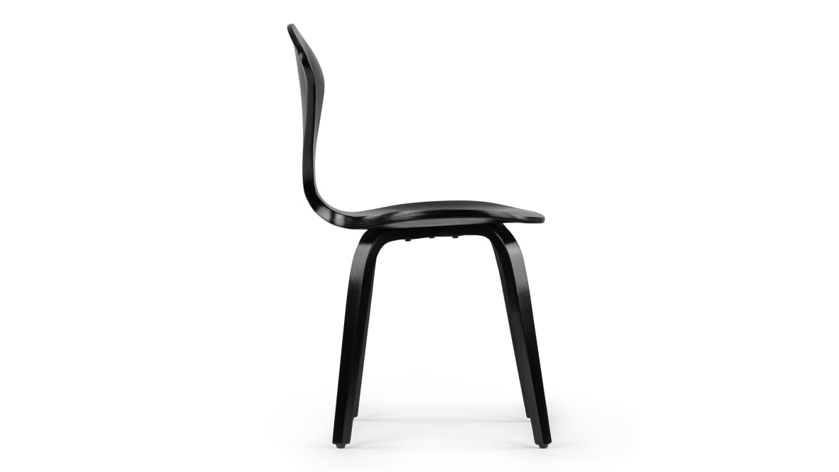  Norman Dining Chair, Black Ash  Norman Dining Chair, Black Ash image.
