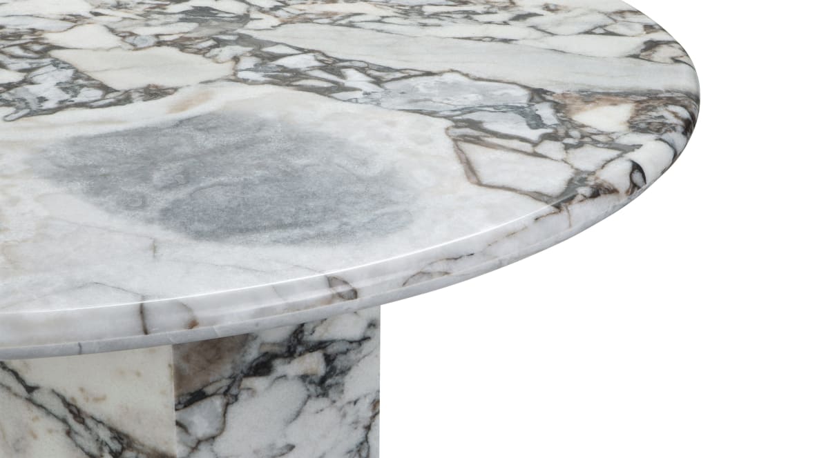  Saga Oval Dining Table, Modellato Marble, 239cm  Saga Oval Dining Table, Modellato Marble, 239cm image.