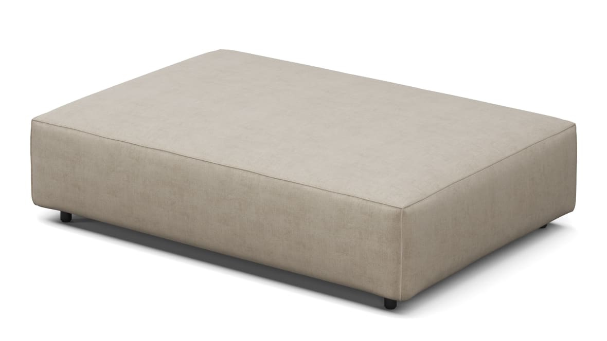  Extrasoft Sectional Module, Extra Extra Large Seat, Biscotti Brushed Weave  Extrasoft Sectional Module, Extra Extra Large Seat, Biscotti Brushed Weave image.