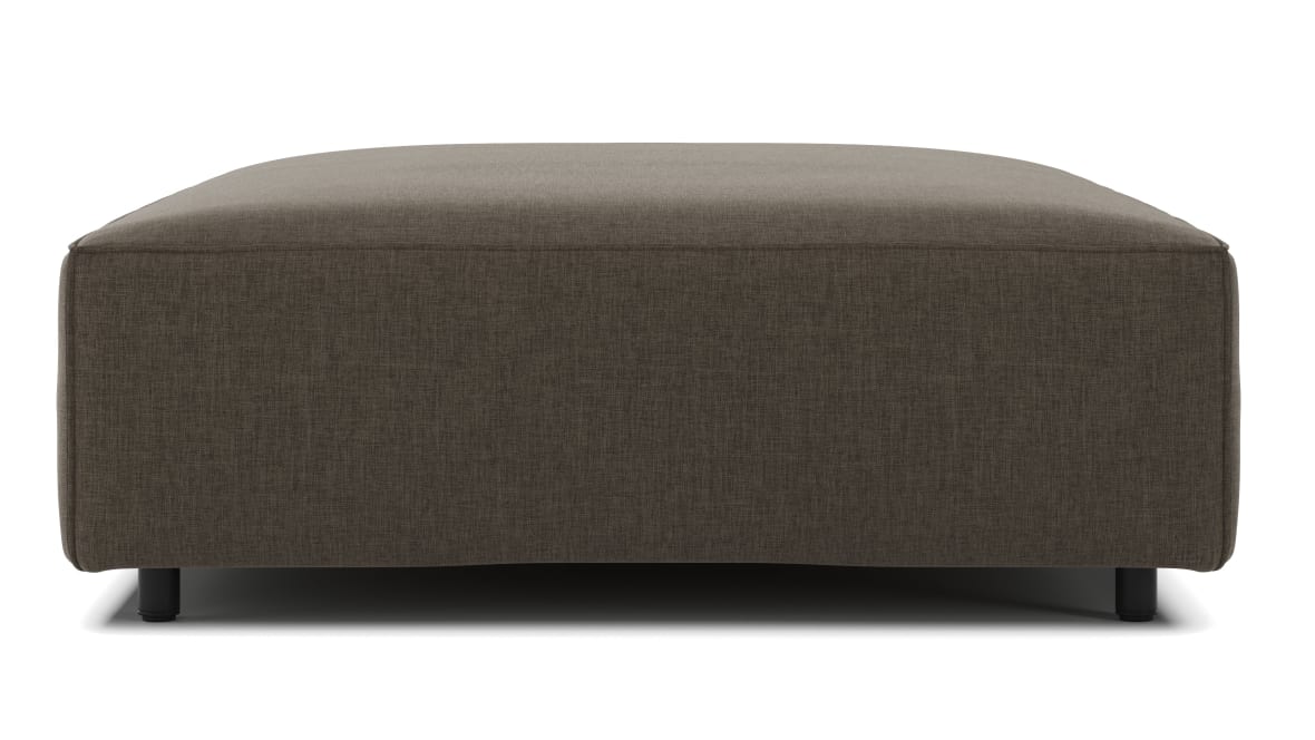  Extrasoft Sectional Module, Extra Extra Large Seat, Coffee Brushed Weave  Extrasoft Sectional Module, Extra Extra Large Seat, Coffee Brushed Weave image.