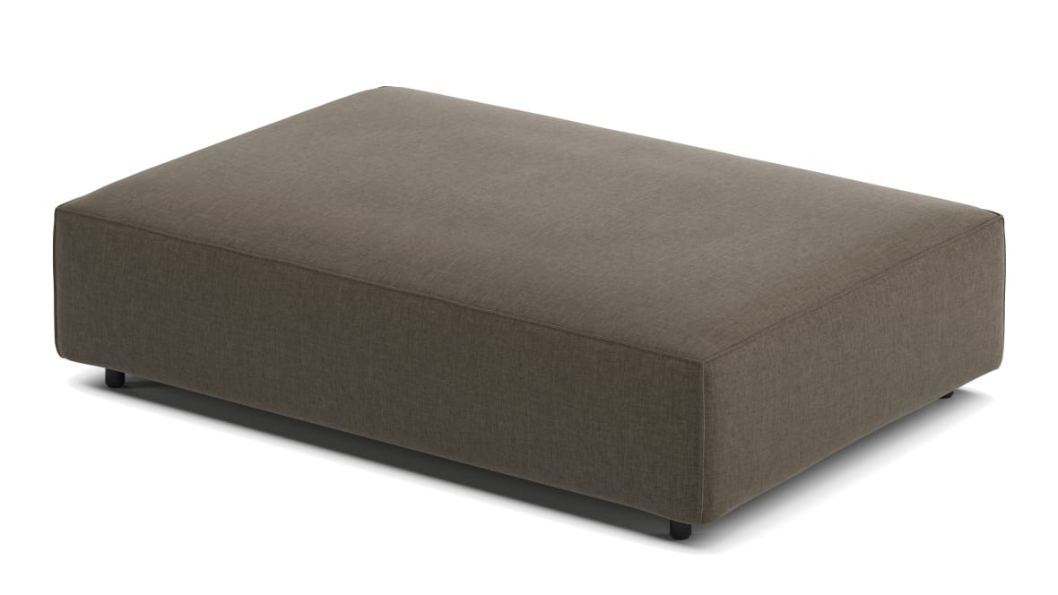  Extrasoft Sectional Module, Extra Extra Large Seat, Coffee Brushed Weave  Extrasoft Sectional Module, Extra Extra Large Seat, Coffee Brushed Weave image.