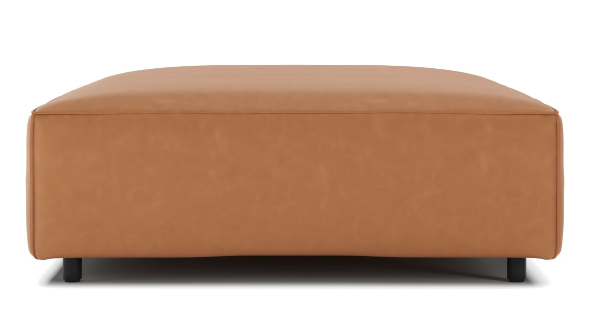  Extrasoft Sectional Module, Extra Extra Large Seat, Tan Vegan Leather  Extrasoft Sectional Module, Extra Extra Large Seat, Tan Vegan Leather image.