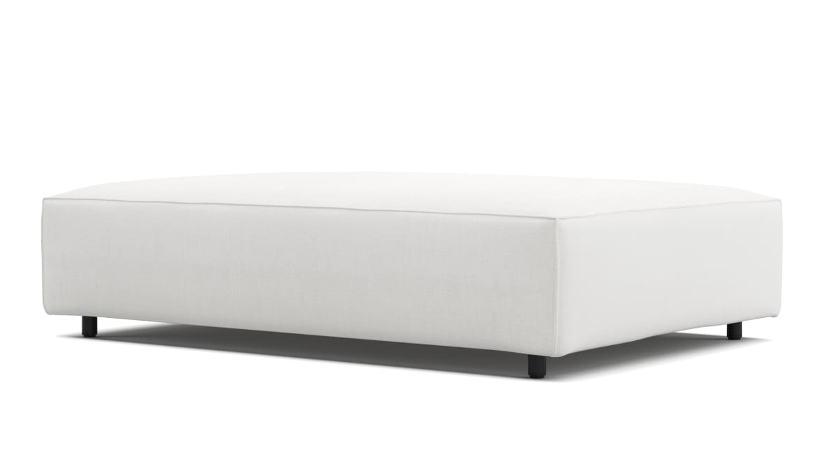  Extrasoft Sectional Module, Extra Extra Large Seat, White Linen  Extrasoft Sectional Module, Extra Extra Large Seat, White Linen image.