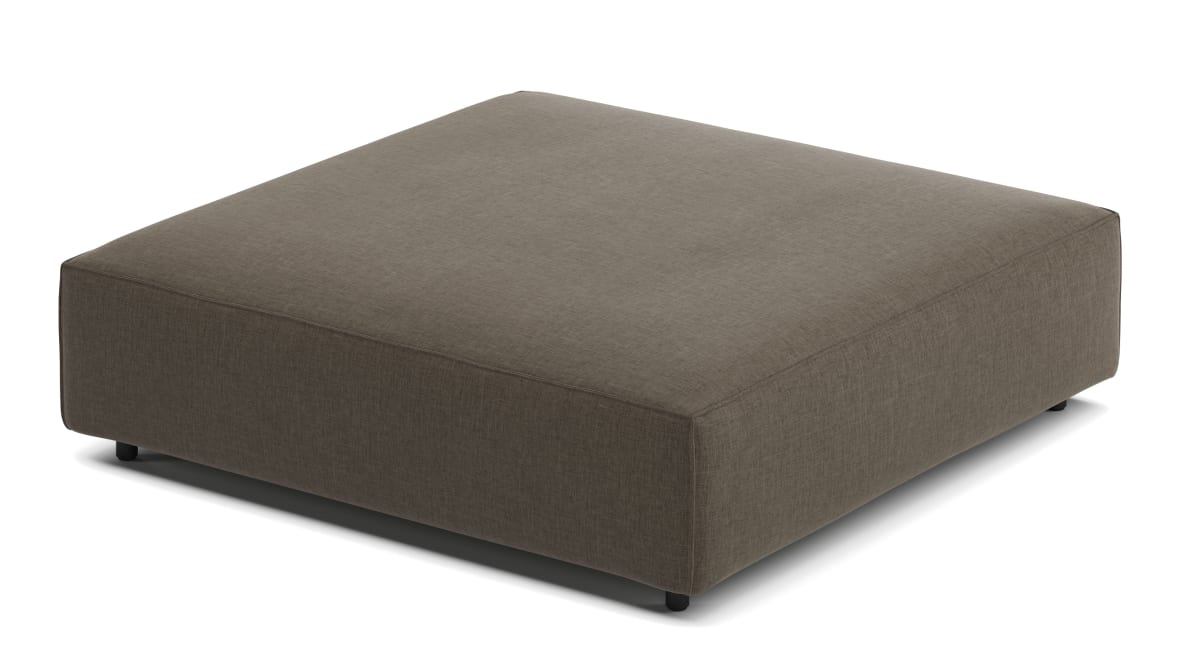 Extrasoft Sectional Module, Extra Large Seat, Coffee Brushed Weave Extrasoft Sectional Module, Extra Large Seat, Coffee Brushed Weave image.