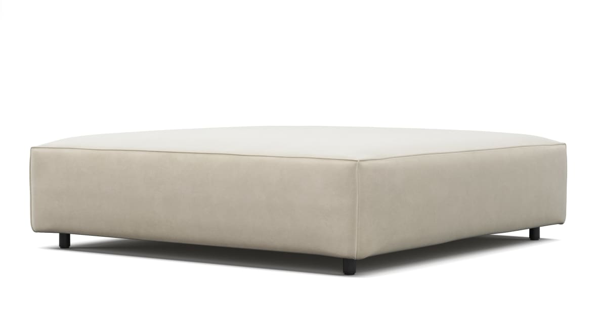 Extrasoft Sectional Module, Extra Large Seat, Eggshell Vegan Suede Extrasoft Sectional Module, Extra Large Seat, Eggshell Vegan Suede image.