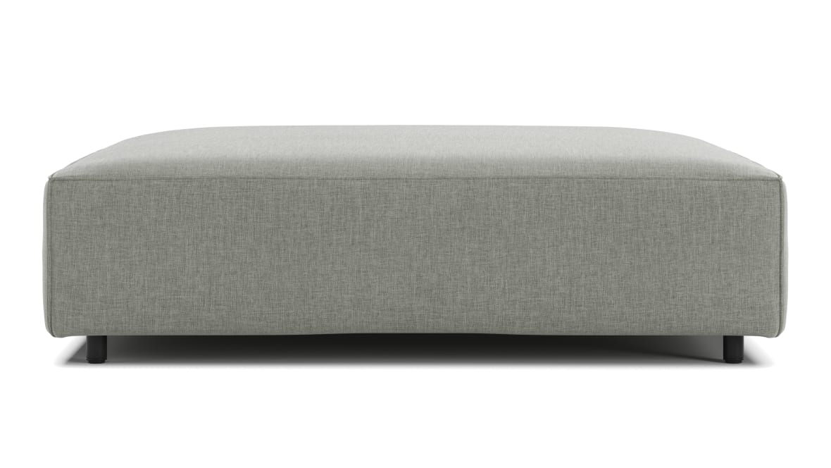 Extrasoft Sectional Module, Extra Large Seat, Soft Gray Brushed Weave Extrasoft Sectional Module, Extra Large Seat, Soft Gray Brushed Weave image.