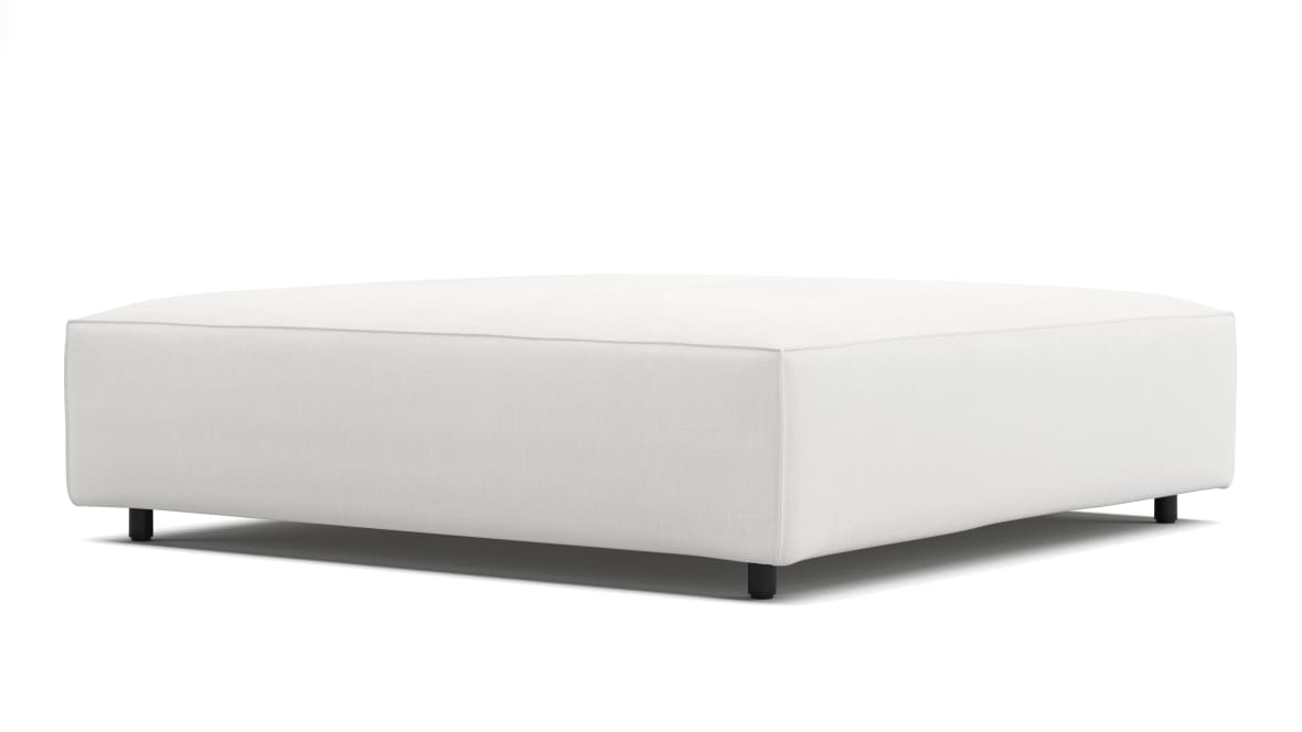  Extrasoft Sectional Module, Extra Large Seat, White Linen  Extrasoft Sectional Module, Extra Large Seat, White Linen image.