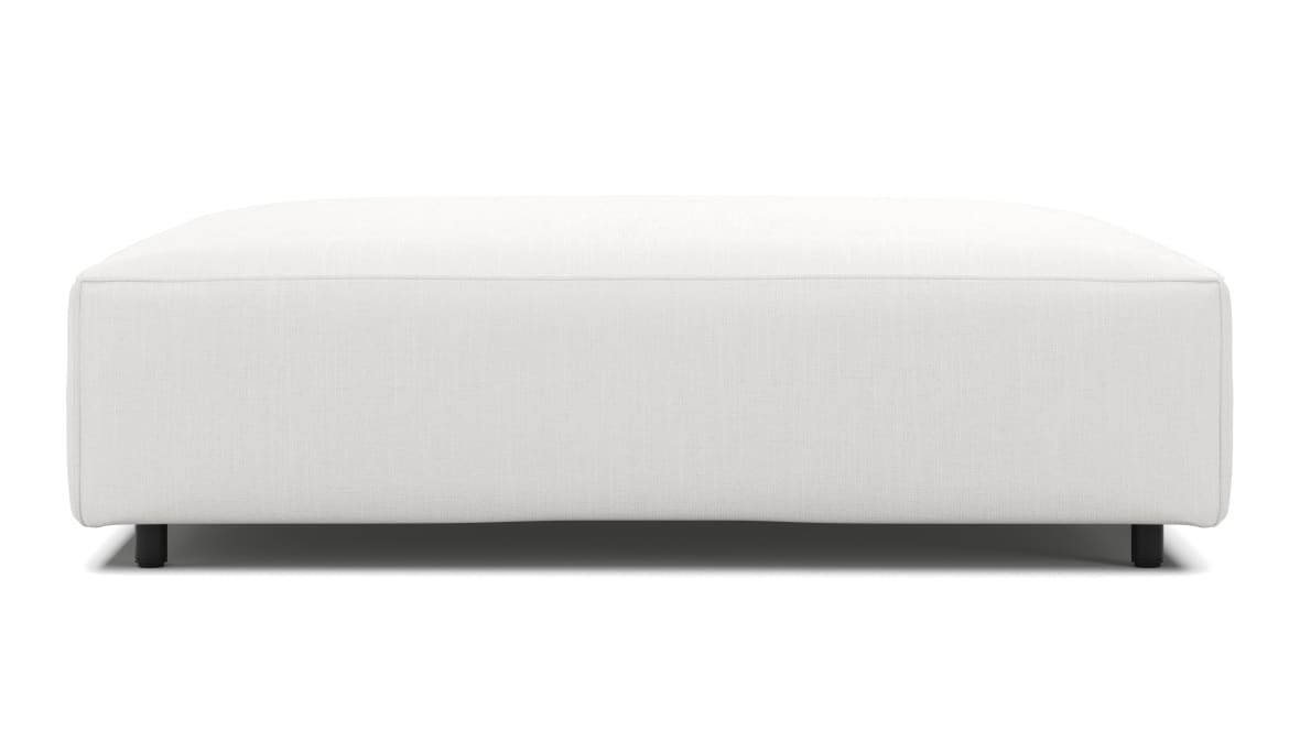  Extrasoft Sectional Module, Extra Large Seat, White Linen  Extrasoft Sectional Module, Extra Large Seat, White Linen image.