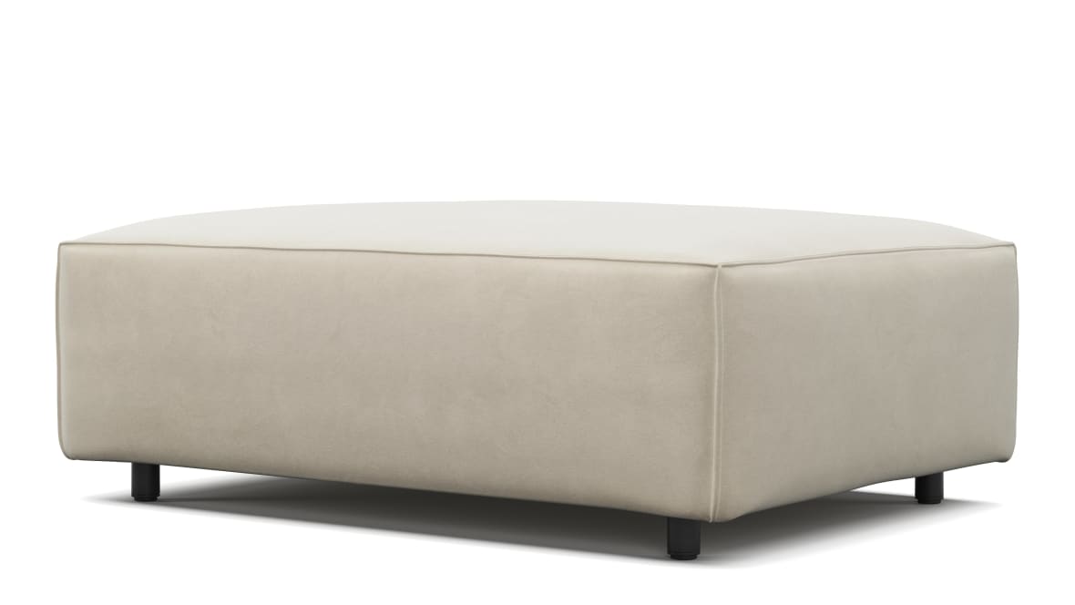 Extrasoft Sectional Module, Extra Small Seat, Eggshell Vegan Suede Extrasoft Sectional Module, Extra Small Seat, Eggshell Vegan Suede image.
