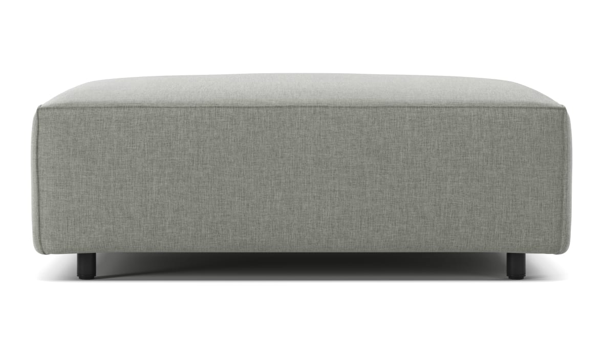  Extrasoft Sectional Module, Extra Small Seat, Soft Gray Brushed Weave  Extrasoft Sectional Module, Extra Small Seat, Soft Gray Brushed Weave image.