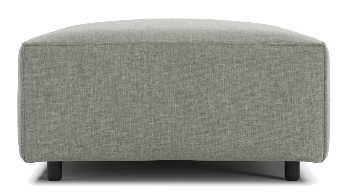  Extrasoft Sectional Module, Extra Small Seat, Soft Gray Brushed Weave  Extrasoft Sectional Module, Extra Small Seat, Soft Gray Brushed Weave image.