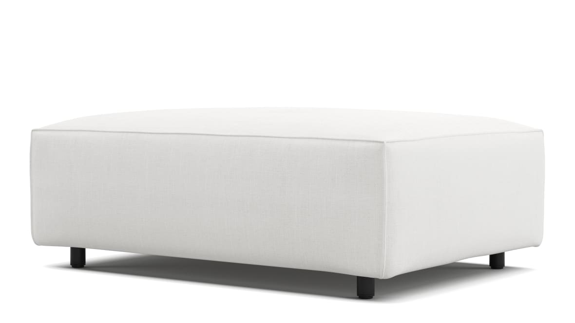  Extrasoft Sectional Module, Extra Small Seat, White Linen  Extrasoft Sectional Module, Extra Small Seat, White Linen image.