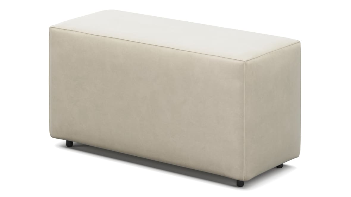 Extrasoft Sectional Module, Large Backrest, Eggshell Vegan Suede Extrasoft Sectional Module, Large Backrest, Eggshell Vegan Suede image.