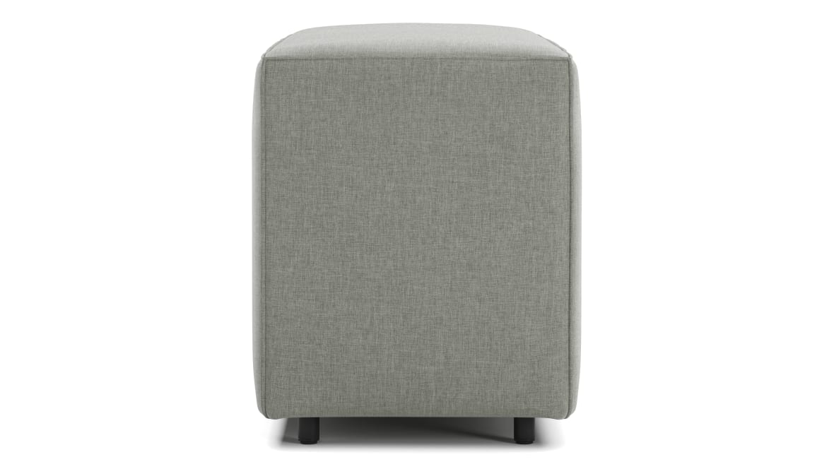 Extrasoft Sectional Module, Large Backrest, Soft Gray Brushed Weave Extrasoft Sectional Module, Large Backrest, Soft Gray Brushed Weave image.