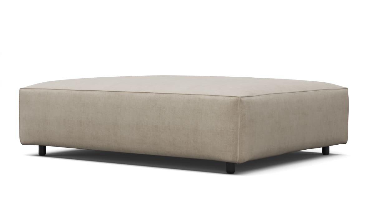  Extrasoft Sectional Module, Large Seat, Biscotti Brushed Weave  Extrasoft Sectional Module, Large Seat, Biscotti Brushed Weave image.